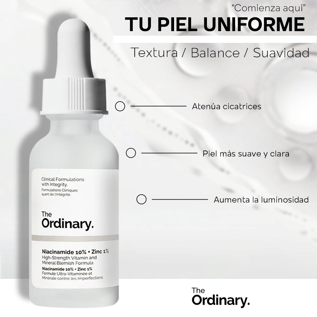 NIACINAMIDA 10% 30 ML - THE ORDINARY + PAGO CONTRAENTREGA