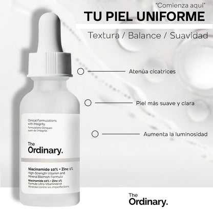 NIACINAMIDA 10% 30 ML - THE ORDINARY + PAGO CONTRAENTREGA