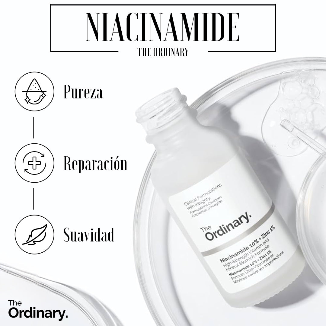 NIACINAMIDA 10% 30 ML - THE ORDINARY + PAGO CONTRAENTREGA